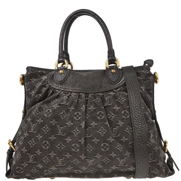 Louis Vuitton Monogram Denim Neo Cabby GM Tote Handbag - Picture 1 of 10